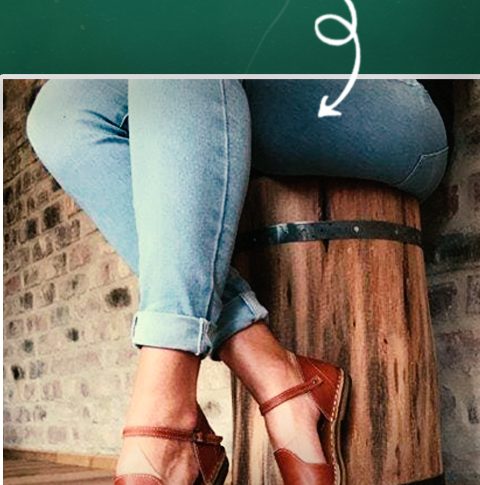 Handmade leather sandals crafted by an Ubuntu Family Care Academy trainee
